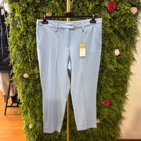 Pantaloni Eleganti Azzurri Slim Fit Tom Tailor