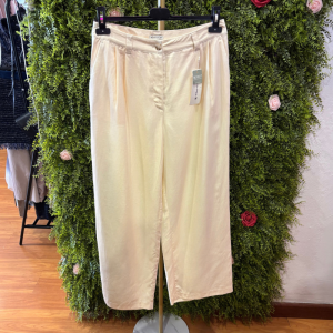 Pantaloni A Palazzo Colore Panna Tom Tailor