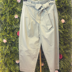Pantaloni Vero Moda Verde Salvia con Fiocco in Vita