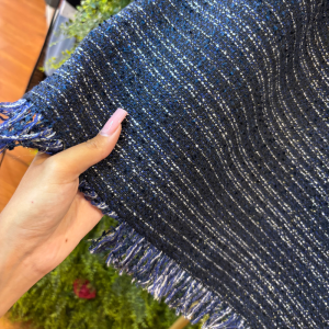 Gonna in Stile Bouclé Vero Moda con Orlo Frangiato
